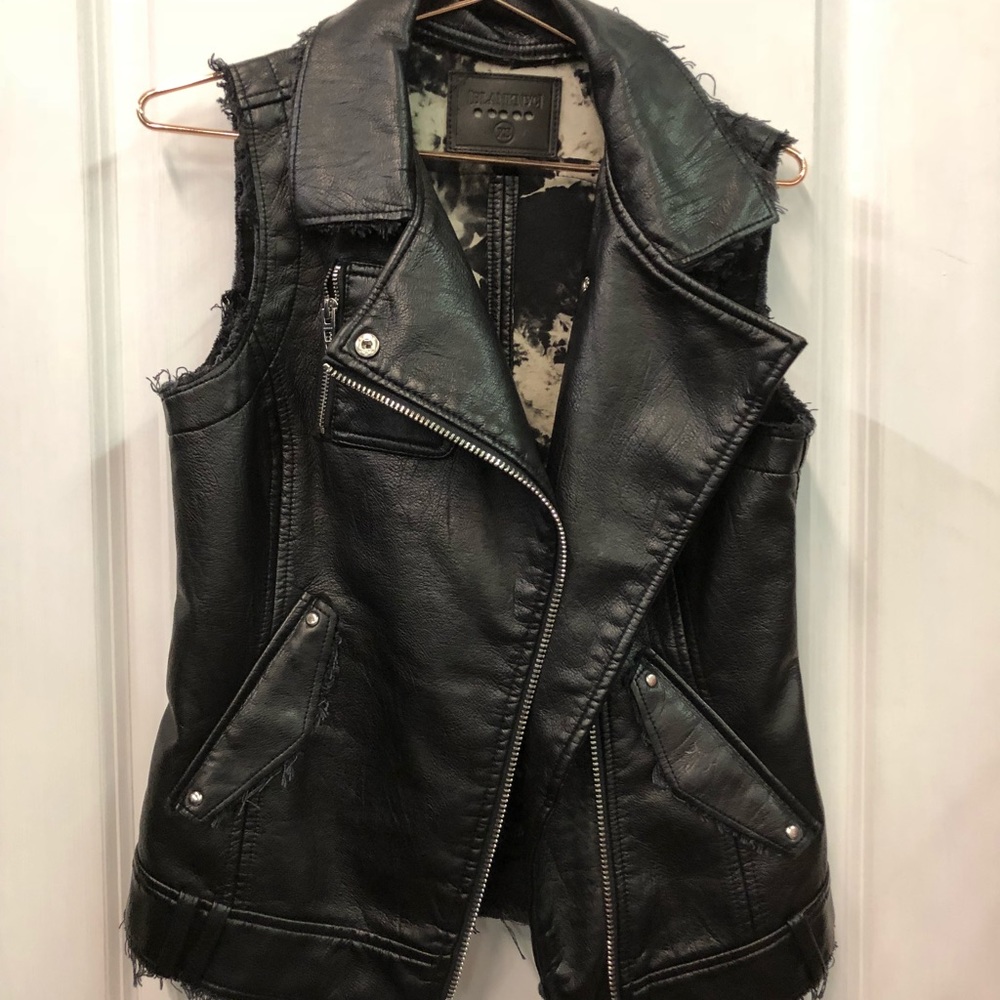 Blank NYC leather vest